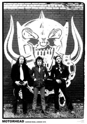 MOTÖRHEAD POSTER ORIGINALBESETZUNG OVERKILL LONDON HARROW ROAD 1979