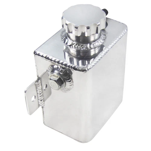 1235ml,Aluminum Overflow Tank Bottle Coolant Expansion Catch Can Tank Billet Cap - Picture 8 of 10