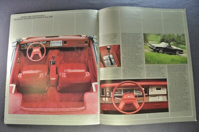1984 Dodge 600 Catalog Brochure ES Club Coupe Convertible Nice Original 84