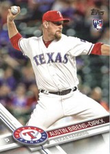 2017 Topps Update #US49 Austin Bibens-Dirkx RC Rookie Rangers 