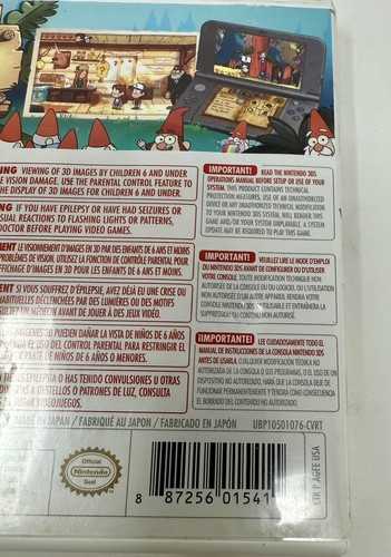 Gravity Falls: Legend of the Gnome Gemulets (Nintendo 3DS) Completo - Imagen 4 de 4