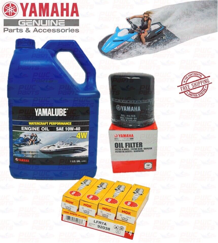 YAMAHA OEM Oil Change Kit GP1800 GP1800R FX-SVHO NGK LFR7A YAMAHA OEM Oil Change Kit GP1800 GP1800R FX-SVHO NGK LFR7A