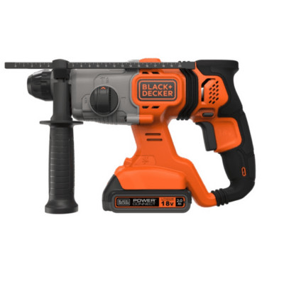Black & Decker BCD900D1K Akku SDS Plus Bohrhammer + 2,0Ah Akku Ladegerät