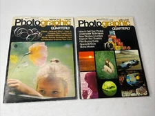 2 VTG PHOTOGRAPHIC QUARTERLY WINTER 1972 Fall 1971 Camera Model Art Ads Photo E9