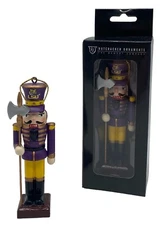 LSU Tigers Nutcracker 4” Christmas Ornament by The Memory Company-New