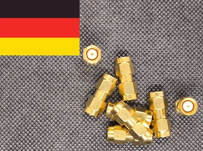 AMIDON SMA Adapter Stecker-Stecker vergoldet und Teflon PTFE Adapter