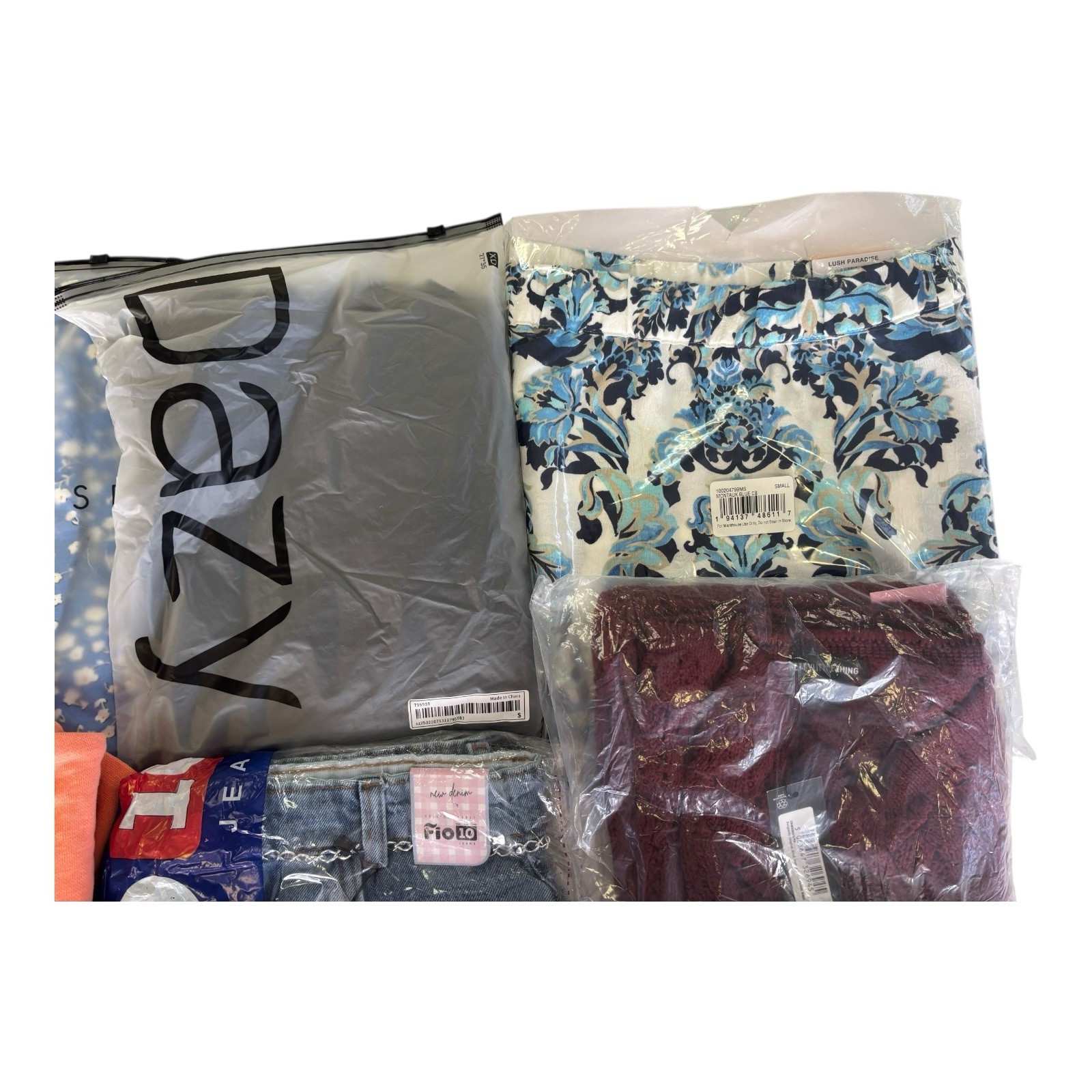 Clothing Bundle Lot of 12 Mixed Brands Maurices, Stitch Fix Pretty Little Thing