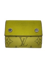 Louis Vuitton Fold Wallet Discovery Compact Tigerama PVC YLW Total Pattern Used