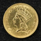 Photo of a 1857-P Gold Dollar from an eBay listing that sold on Jun 23, 2026
