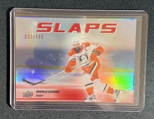 2025-26 Upper Deck Series 2 Slaps Red 032/199 Radko Gudas #SL-8 DUCKS