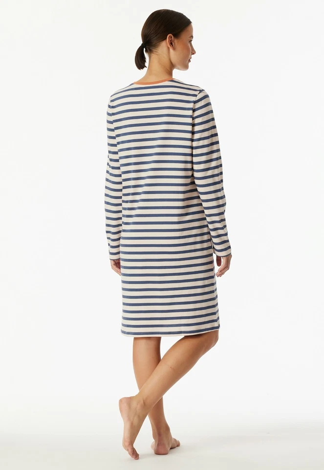 Schiesser Camicia da Notte Donna 95 CM Lunghe Sleepshirt 36 38 40 42 44 46 48 - Imagen 4 de 4