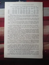 1910 Train Report MOUNT HOPE MINERAL RAILROAD Wharton NJ Empire Steel & Iron 