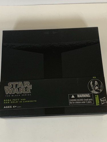 Hasbro Star Wars 2013 Boba Fett and Han Solo en carbonita serie negra - NUEVO - Imagen 7 de 11