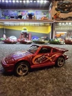 1989 Hot Wheels Porsche 930 Zero G Dark Red Mattel Loose  Vintage