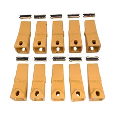 6737325 Bucket Teeth+6737326 Flexpins Fits Bobcat Style Mini Excavator 10PK US