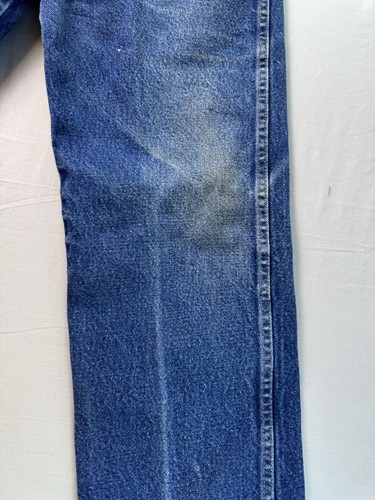 Pantalones de mezclilla Rustler Wrangler para hombre 34 X 30 100 % algodón azul oscuro calce relajado - Imagen 5 de 8