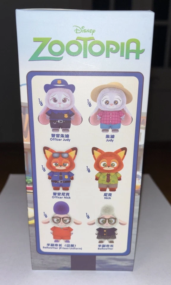 AUTHENTIC Miniso Disney Zootopia Vinyl Plush Figure - Bellwether Prison Uniform - Image 4 of 4