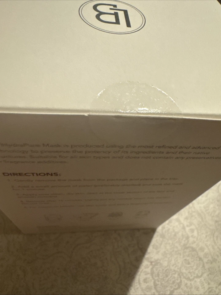 Lorde + Belle HydraPure Mask for Deep Hydration (8-Pack) New Sealed Box MSRP $99 - Image 2 of 4