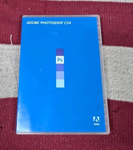 Adobe Photoshop CS4 Extended For Windows Retail Version 2 Disc w/ Serial Number