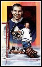 Harry Lumley 1992 Hockey Hall of Fame Legends of Hockey #1 /10000 Maple Leafs