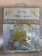 Happy Easter 3m Bunting - Bunny - Easter Eggs - Spring Decoration