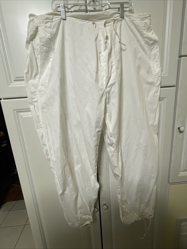 Vintage WHITE M-1950 Overwhite Field Trouser Camouflage Snow 50s Gunner Pants
