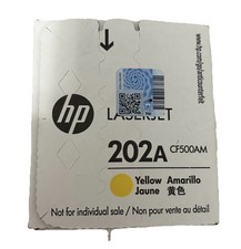 HP LaserJet 202A Yellow Toner Cartridge Factory Sealed Free Shipping