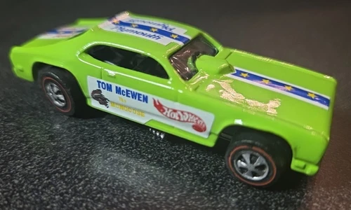 Hot Wheels Redlines USA GREEN Funny Car Mongoose RESTORED CUSTOMIZED