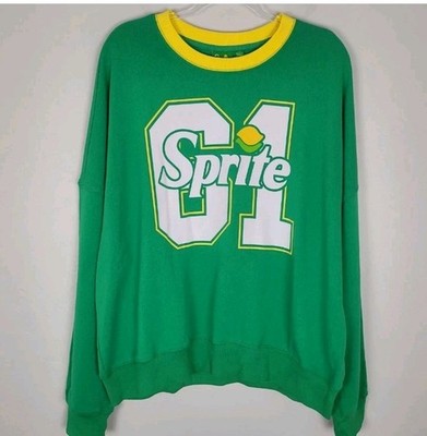 Sprite Soda Women s Size 2X Graphic Sweatshirt Long Sleeve Lightweight 