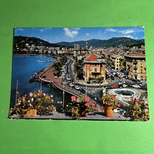 RAPALLO SCORCIO PANORAMICO E LUNGOMARE VIAGGIATA CARTOLINA A COLORI - COLLEZIONE