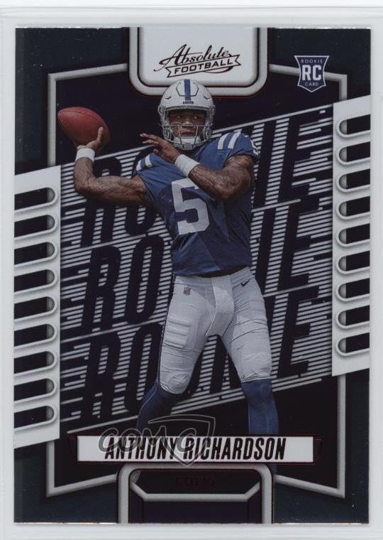 2023 Panini Absolute Rookies Black Anthony Richardson #104 0tn3