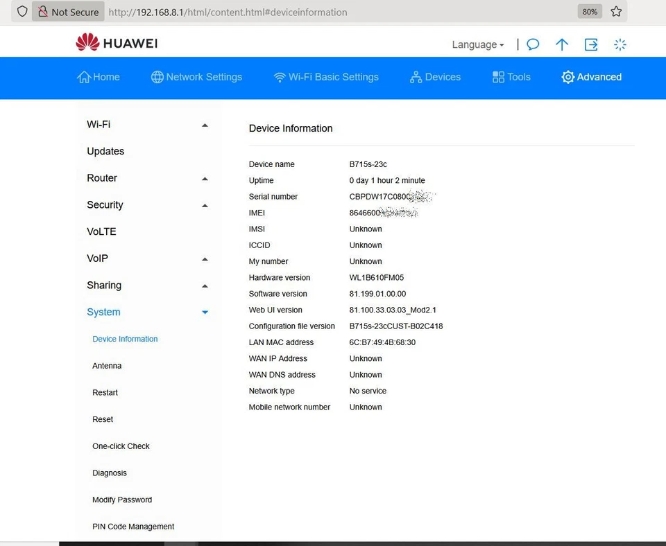 Huawei B715s-23c 4G LTE Cat9 Wireless Router WLAN VoIP Router Modem RJ11 SIM - Bild 4 von 4