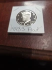 1993 S Proof Kennedy Half Dollar