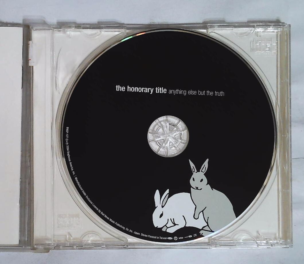 CD未開封 BEHIND THE BEAT ビハインドザビート The Honorary Title – Anything Else But The Truth BNCP-127