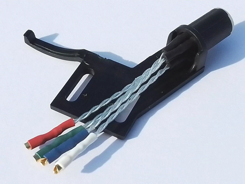 Cuffia cablata argento Litz per montare Pioneer PL-640 giradischi giradischi giradischi - Immagine 4 di 4