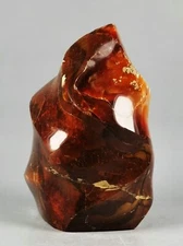 RARE Natural flame Red Carnelian agate Crystal Freeform from Madagascar