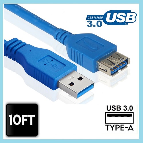 USB 2.0 3.0 Extension Extender Cable Cord USB A Male to Female 1-16FT HIGH SPEED - Picture 11 of 17