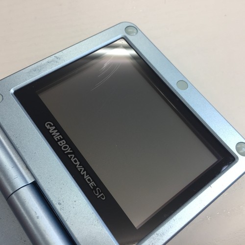 【Good】Nintendo GameBoy Advance SP Blue Console + Box Charger Manual #Ret0517/03 - Picture 6 of 22