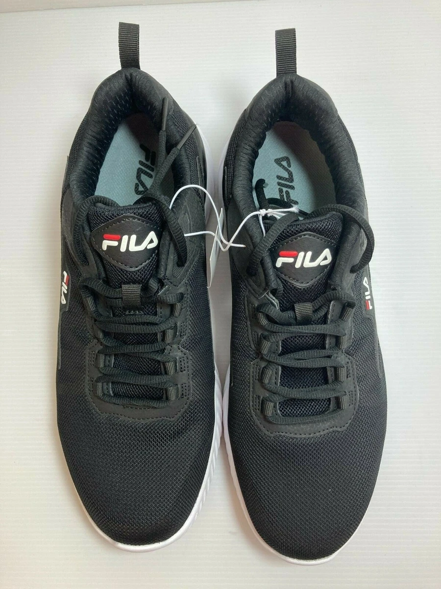 Fila Men s Black Trazorus 2 Energized Sneaker Shoe Walking Athletic Gym NEW