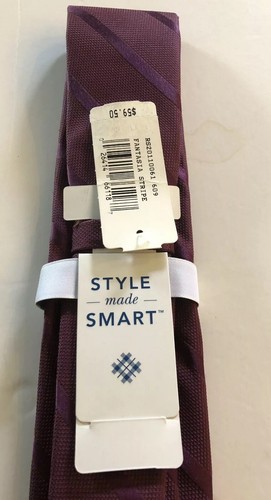 Men’s Neck Tie - Ryan Seacrest Distinction / Fantasia Stripe - Picture 3 of 4