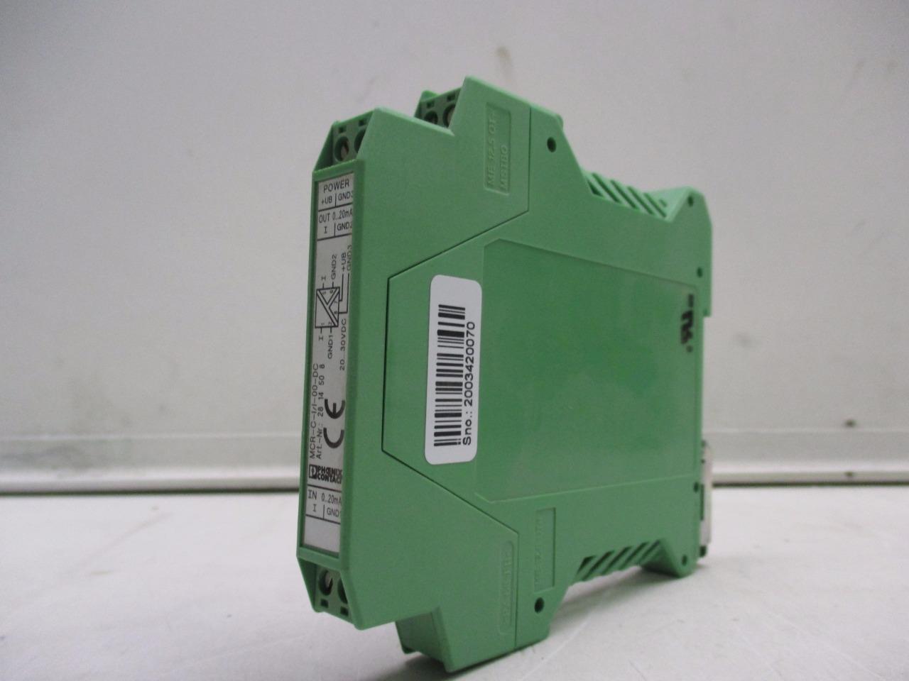 Phoenix Contact - 2814508 - Amplifier, Isolating, 20 to 30 VDC, 50 mA