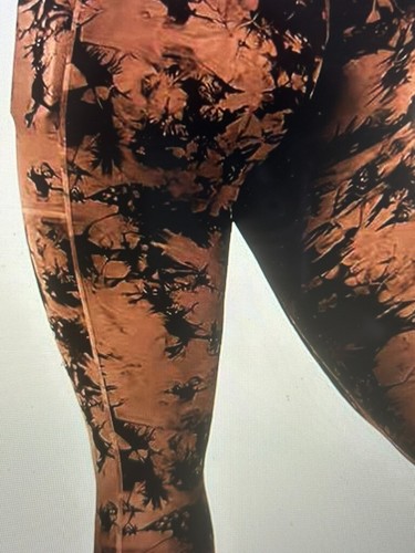 Women's High-Waist Tie-Dye Print Waist Trainer w/ Butt Lifting Pockets ~ Sz. XXL - Picture 3 of 7