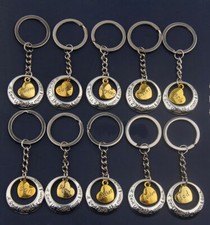 Family Charm Keyring For Mom Daughter Sister Dad Heart Key Ring Chain Gift
