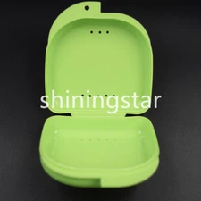 1 * Dental Orthodontic Retainer Denture Storage Case Box Mouthguard Container