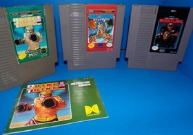 Ring King + Manual, WCW World Championship & Tag Team Nintendo NES Wrestling Lot
