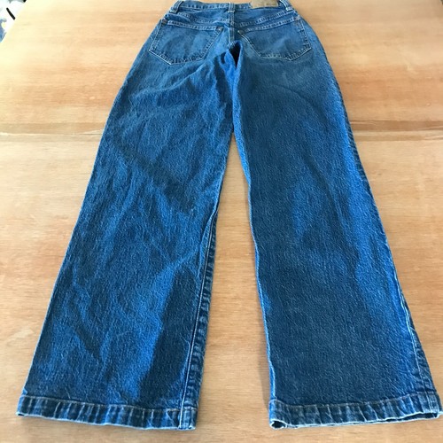 Madewell Perfect Vintage Wide Leg Jeans Women 23 Mid Rise Pockets Stretch - Imagen 2 de 14