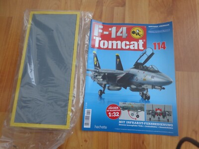1/32 HACHETTE Bauen Die F-14 Tomcat Modellflugzeug Ausgabe 114 Inc Teil Im Bild