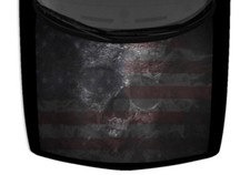 American Grunge Stone Skull Skeleton Truck Vinyl Car Decal Graphic Hood Wrap
