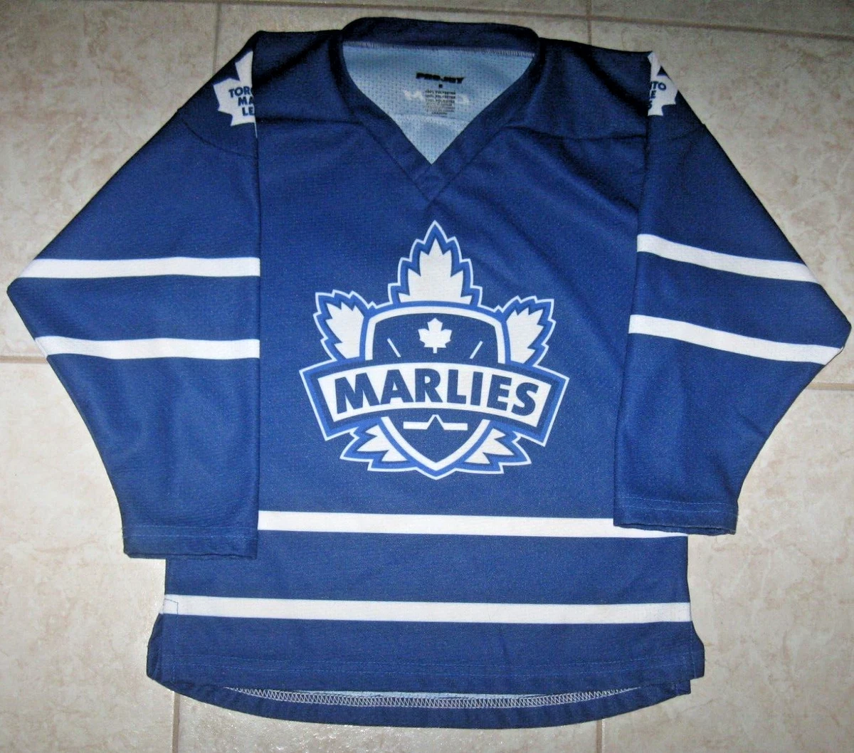 Toronto MARLIES Officially Licensed AHL Replica Jersey Size Boys