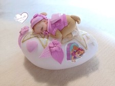 Galet lumineux bébé fimo fille pat patrouille.